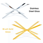 Yellow Gold Spider Steel Dining Table Legs
