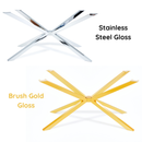 Gloss Gold Spider Steel Dining Table Legs