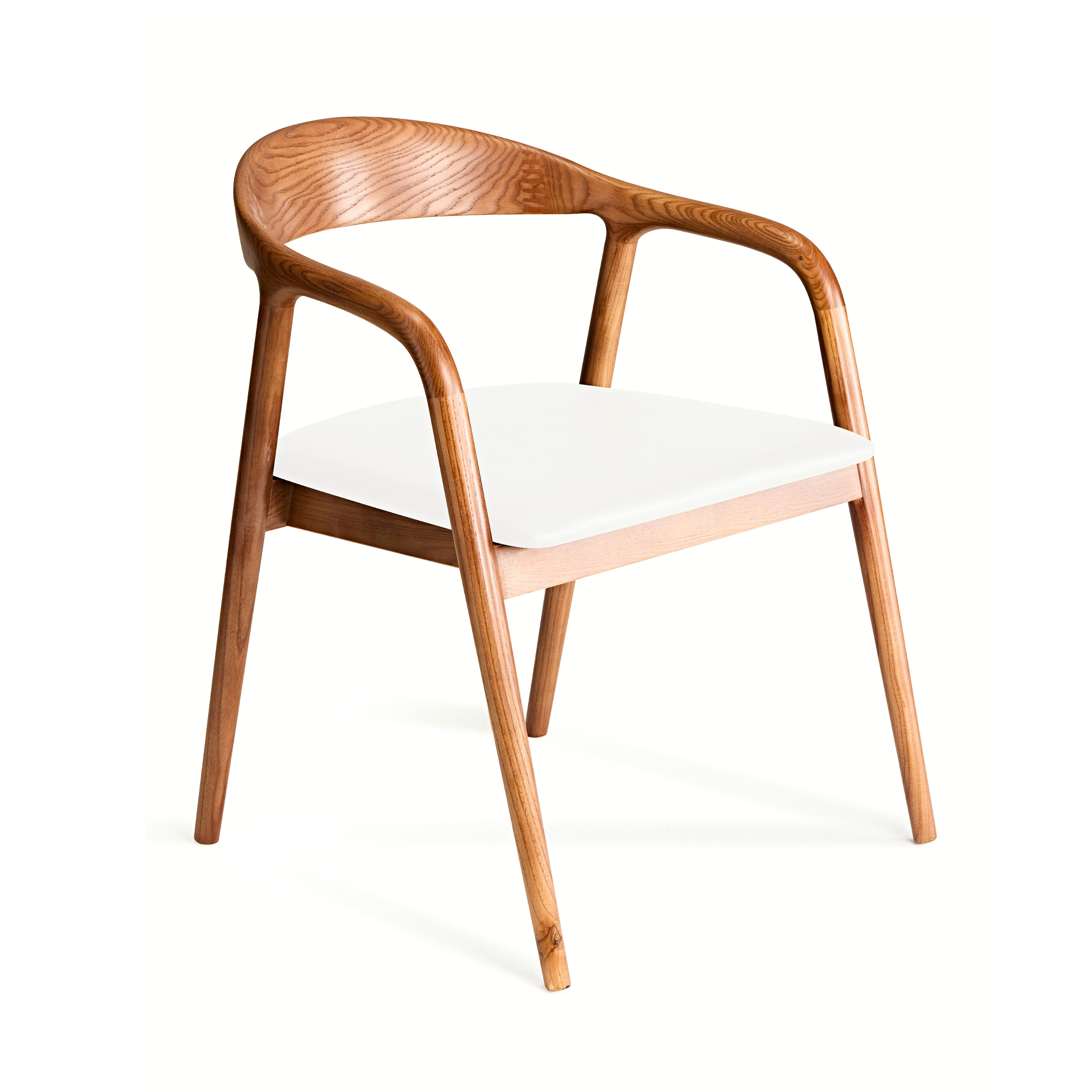 Ready to Ship Solid Ashwood Hans Chair with Black Leather(SET OF 2 PCS)