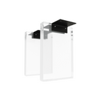 16'' Height Clear Acrylic Bench/Coffe Base (GS) Set of 2