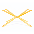 Yellow Gold Spider Steel Dining Table Legs