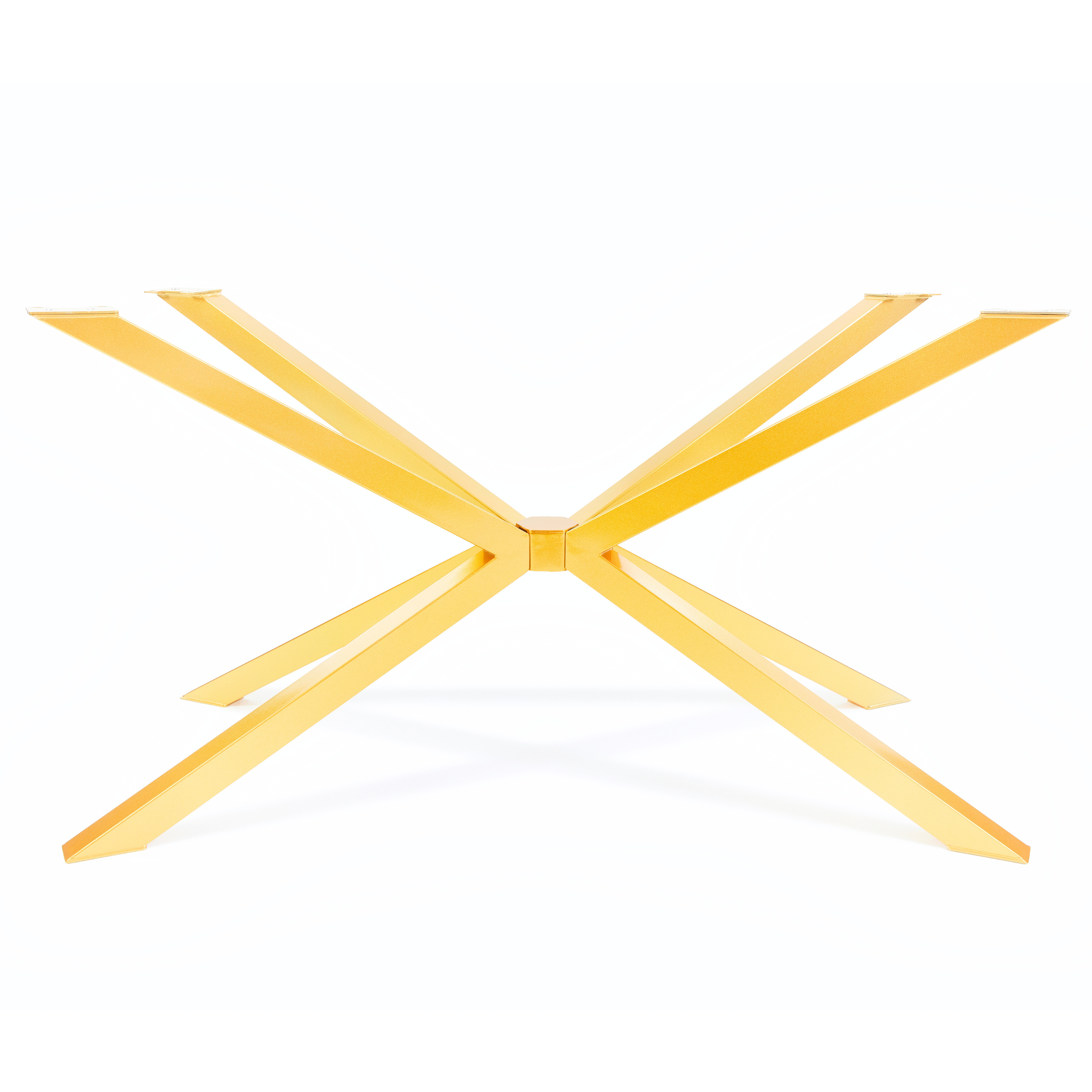 Gloss Gold Spider Steel Dining Table Legs