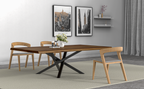 Heavy-Duty Cross Table Legs | Steel Dining Table Base