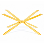 Yellow Gold Spider Steel Dining Table Legs