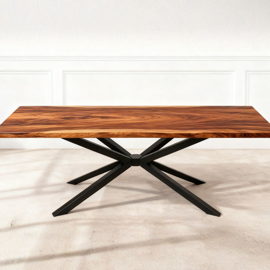 Spider Steel Dining Table Legs Black