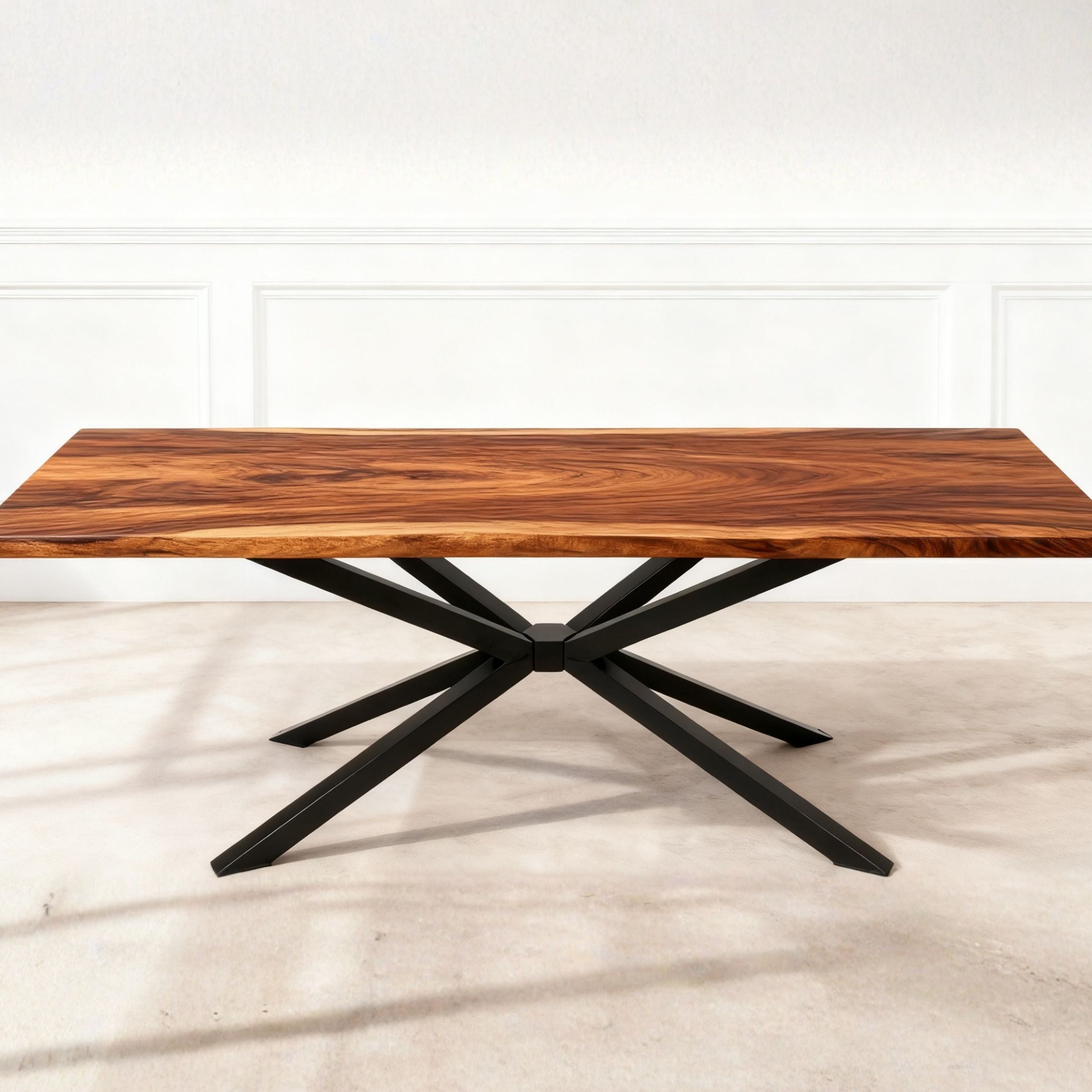 Spider Steel Dining Table Legs Black