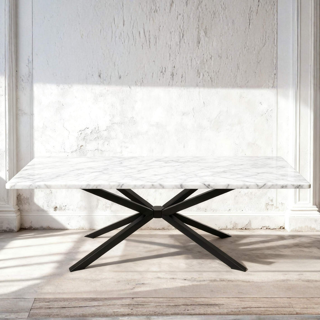 Spider Steel Dining Table Legs Black