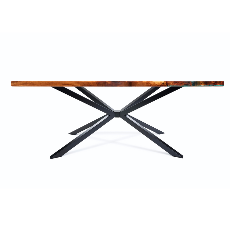 Spider Steel Dining Table Legs Black