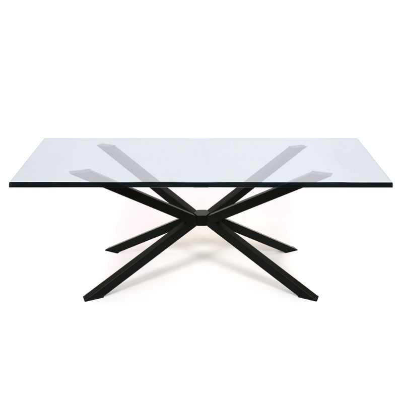 Spider Steel Dining Table Legs Black