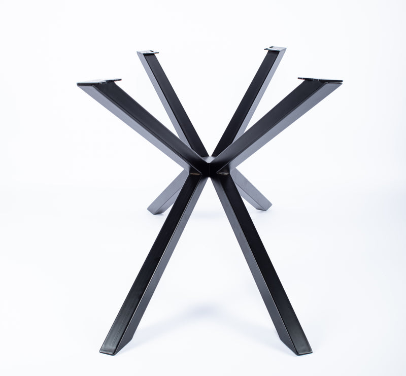 Spider Steel Dining Table Legs Black