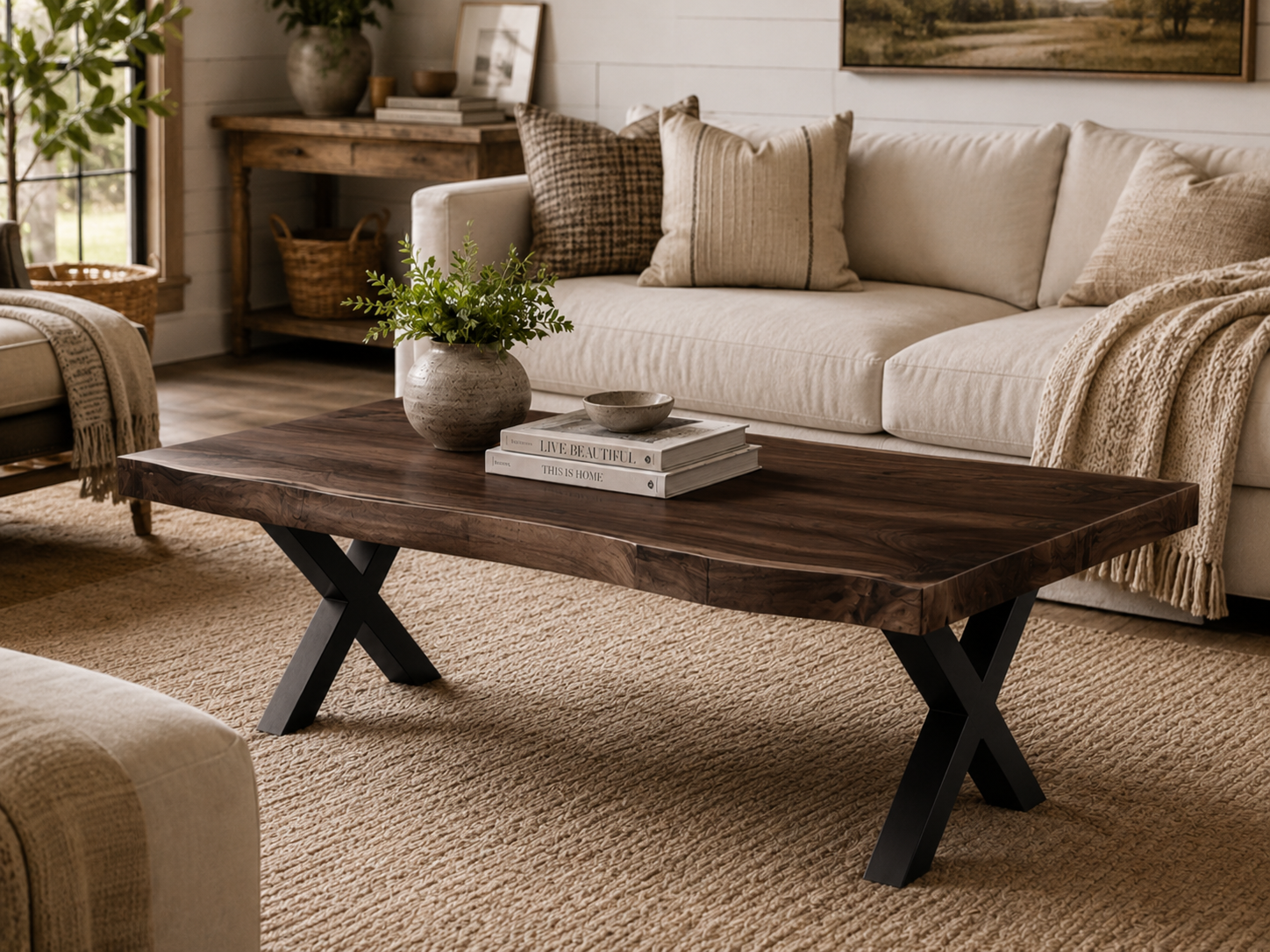 Coffee Legs X-Shaped Steel Bench Legs Golden (Set of 2)
