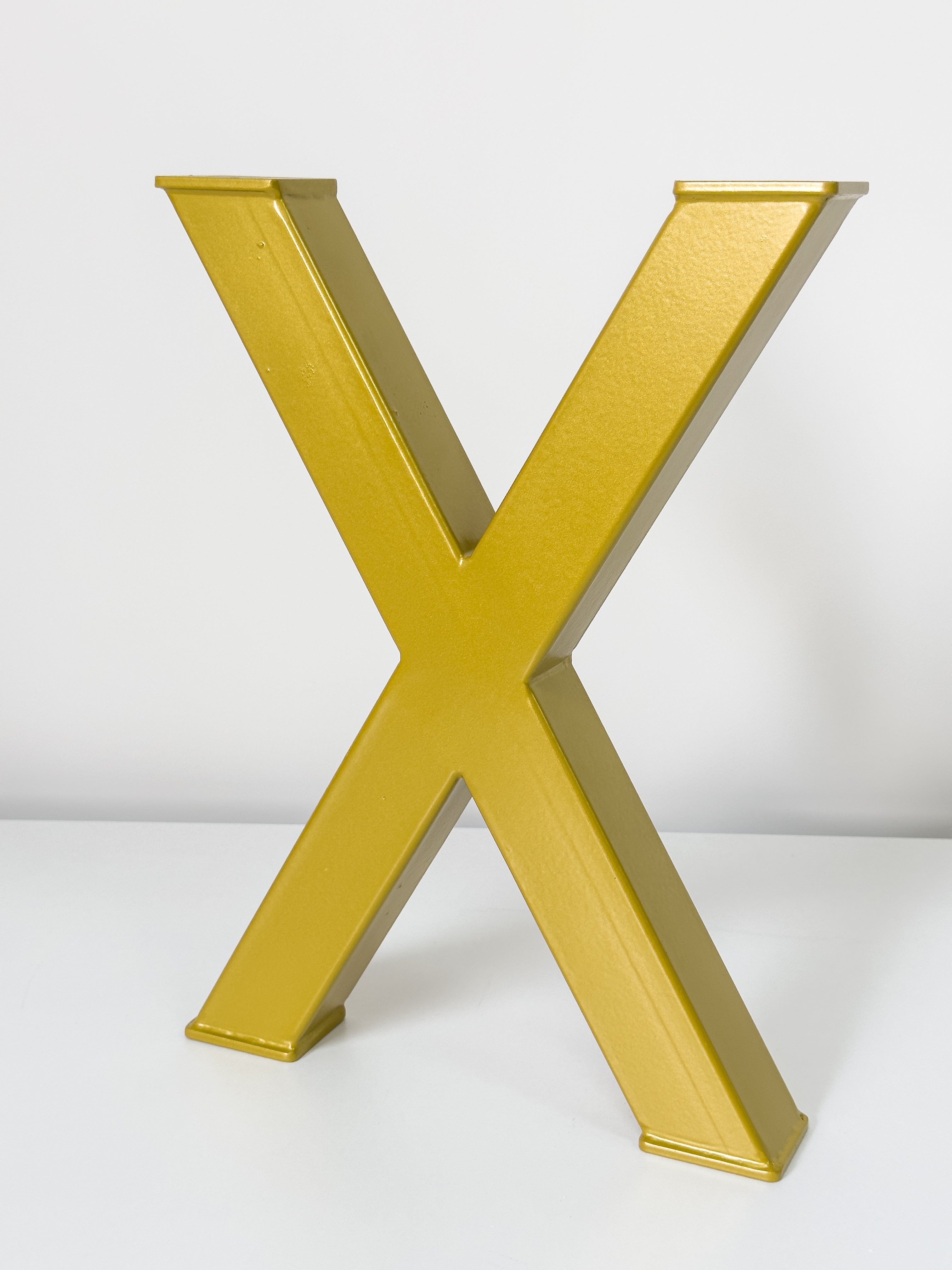 Bench&Coffee Legs X-Shaped Steel Bench Legs (Set of 2)