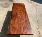 Extra Long One-of-a-Kind Acacia Single Slab Conference Table Set (10ft - 16ft) - FREE Heavy Duty U-Frame Bases