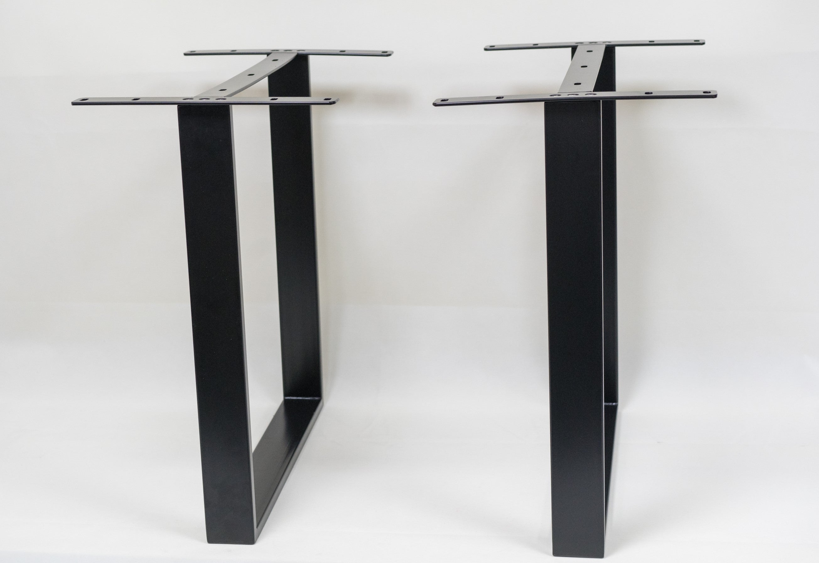 U Shape Dining Table Legs Black (Set of 2)