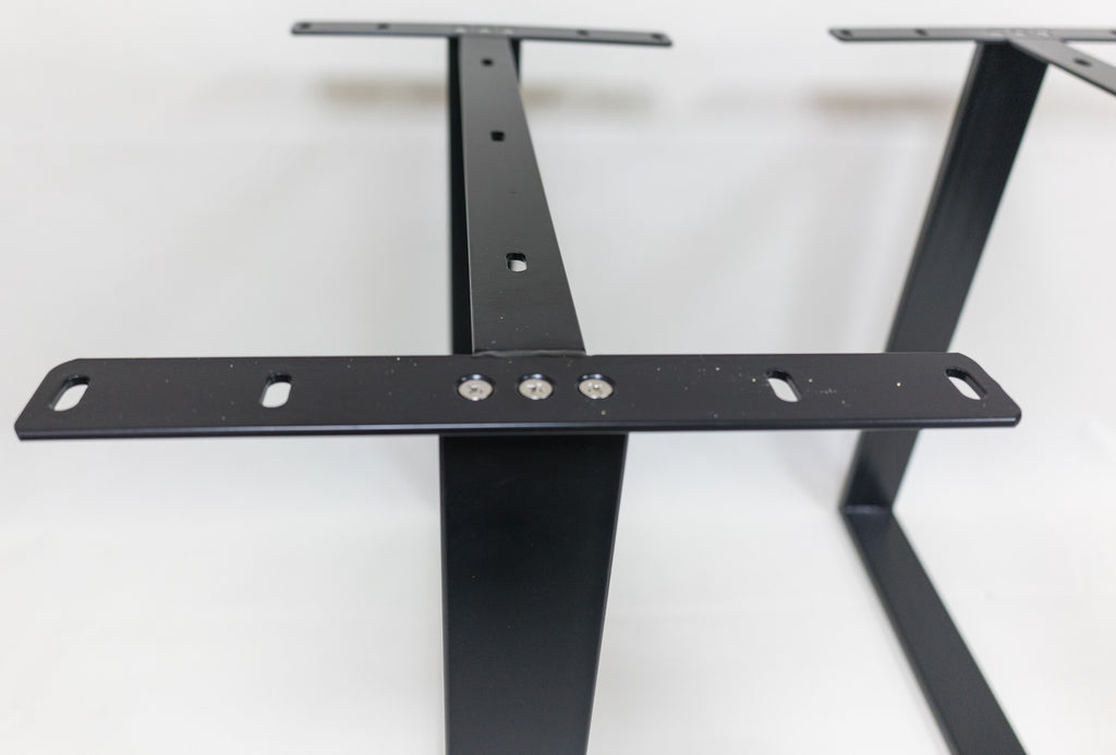 U Shape Dining Table Legs Black (Set of 2)