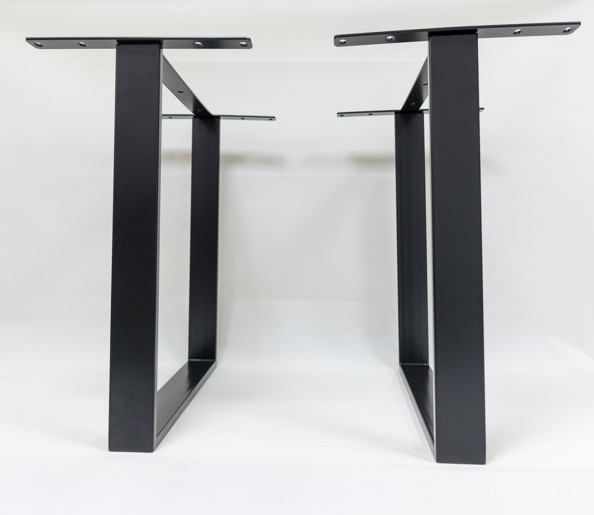 U Shape Dining Table Legs Black (Set of 2)
