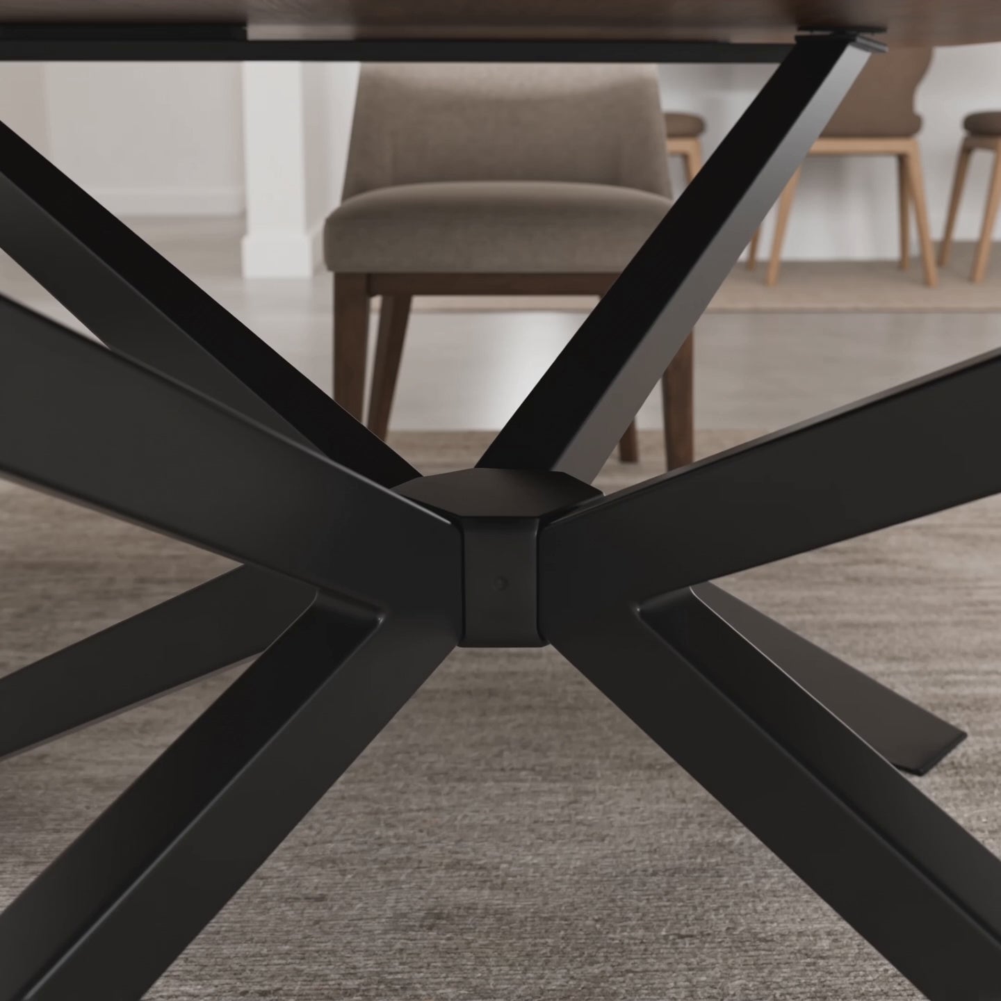 NeoSilvan Heavy-Duty Spider Table Base for Dining & Conference Tables
