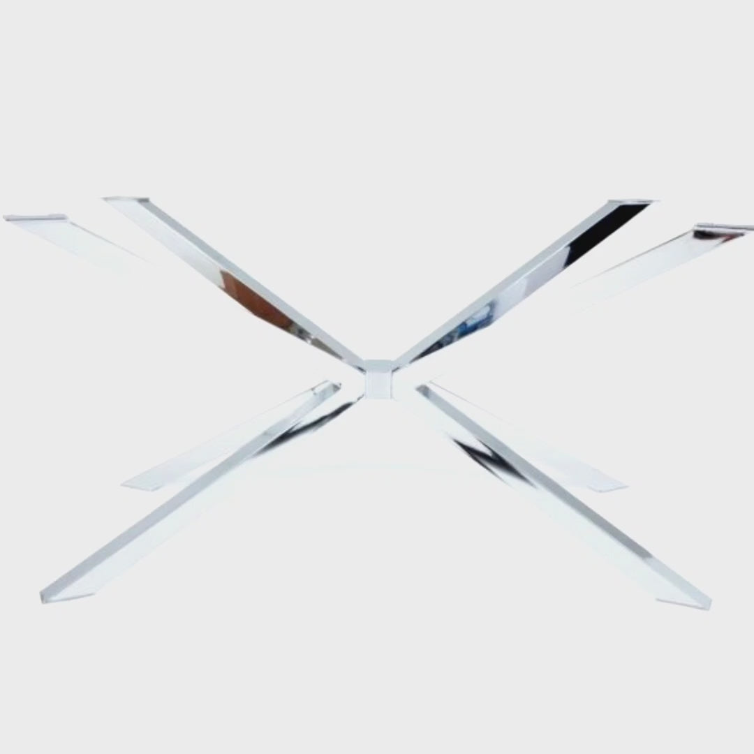 Spider Stainless - Steel Dining Table Legs Silver