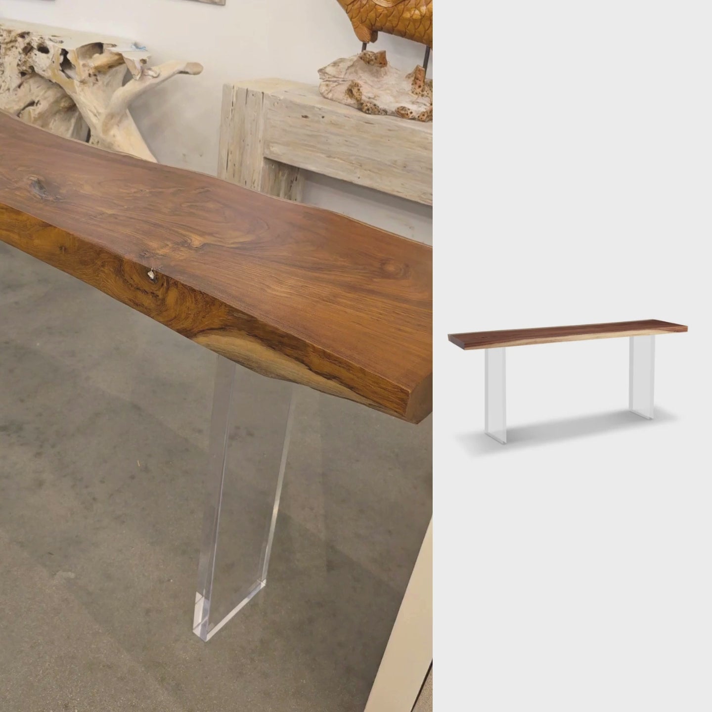 Clear Acrylic Console Base (GS) -2pcs with attachments and tools