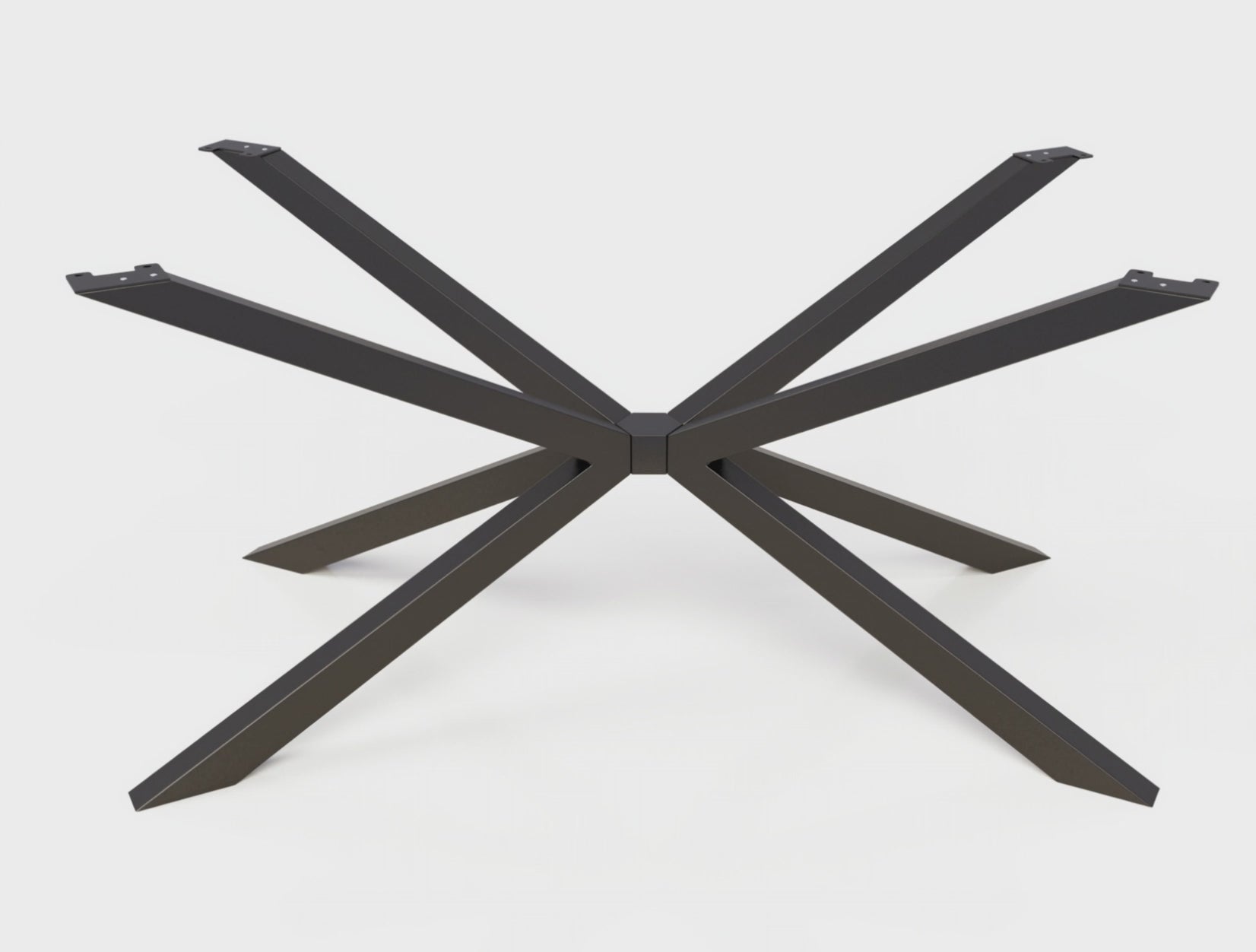 Spider Steel Dining Table Legs Black