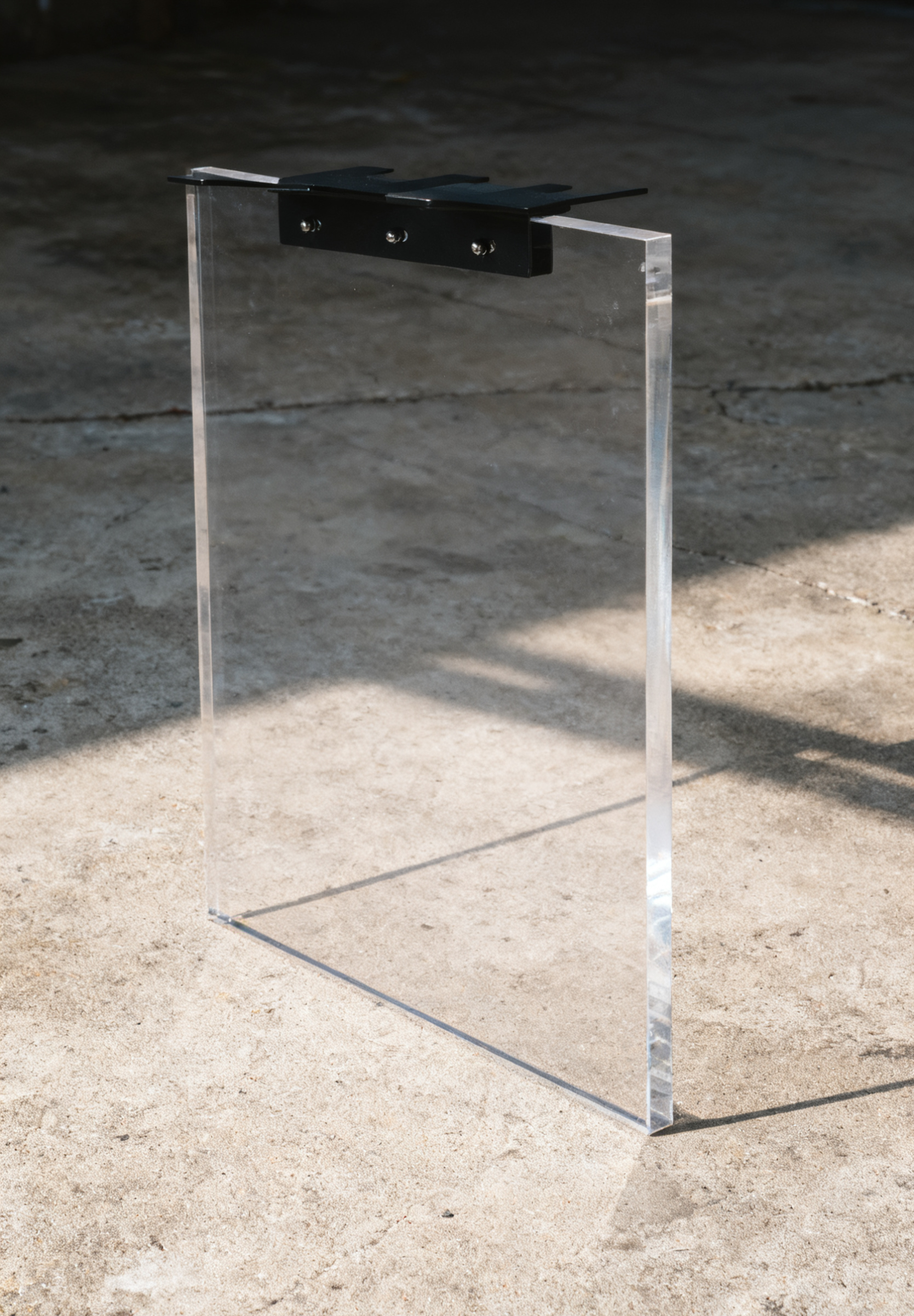 Clear Acrylic Table Base (GS) -2pcs with attachments and tools