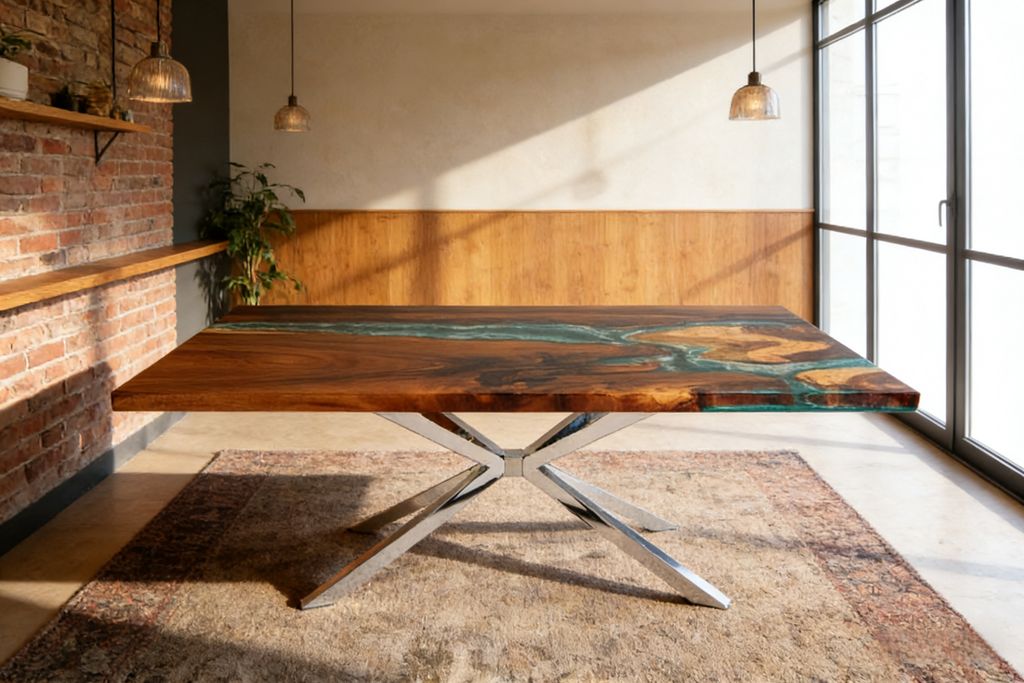 Spider Stainless - Steel Dining Table Legs Silver