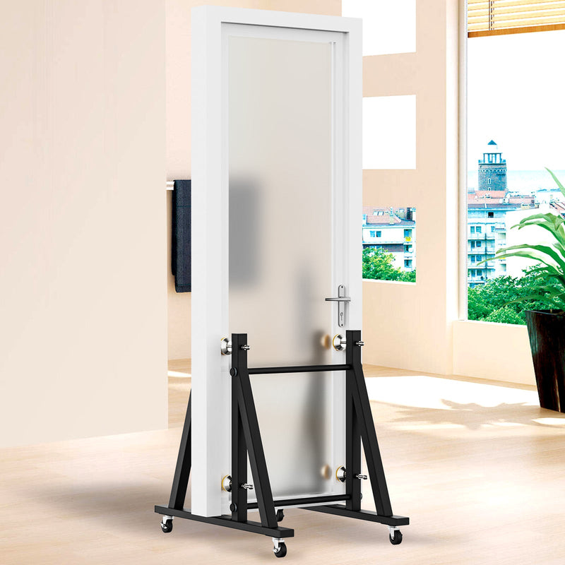 Slab Pro+ Showroom Display Rack with Wheel for Heavy-Duty Doors, Wood Slabs, and Tiles