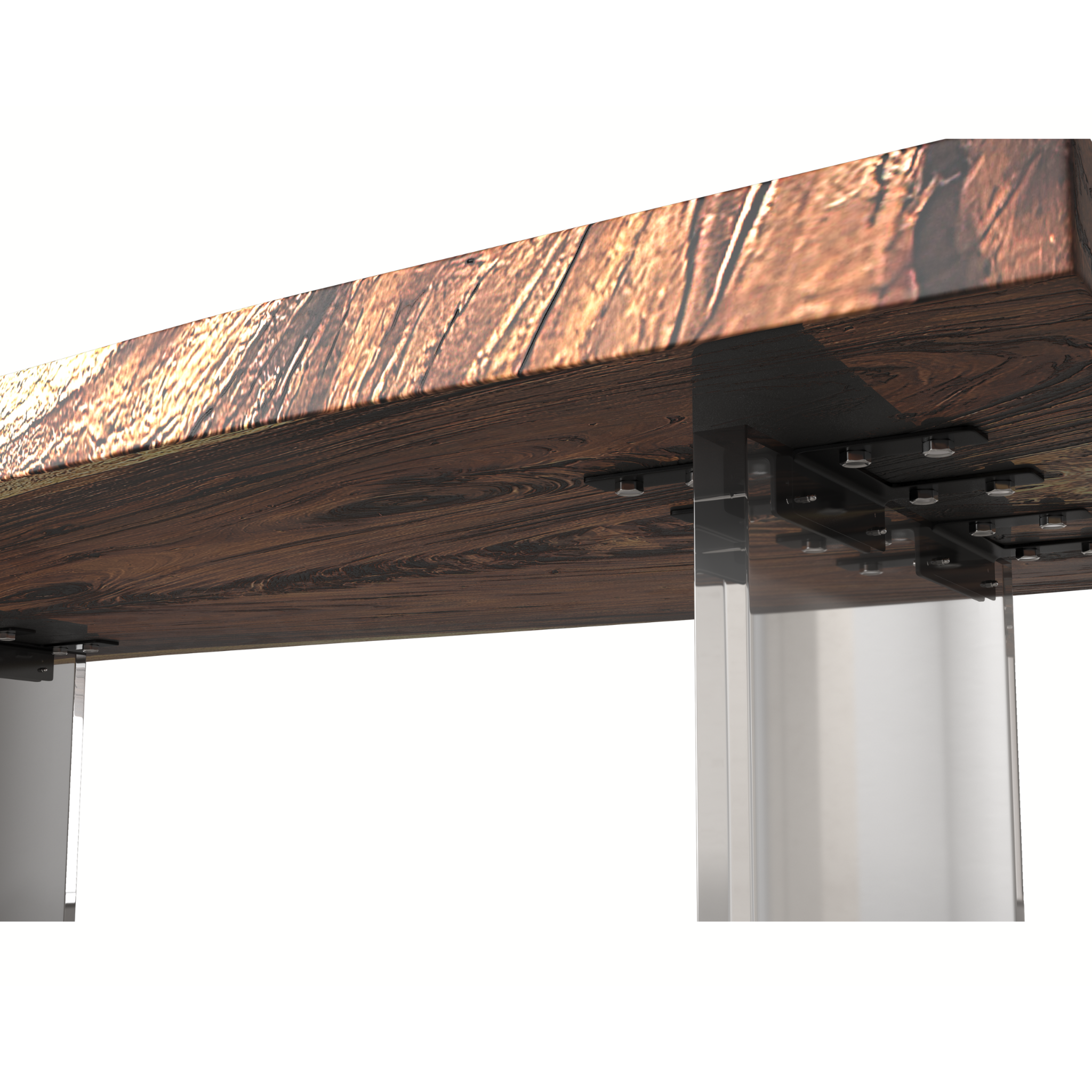 Clear Acrylic Table Base (GS) -2pcs with attachments and tools