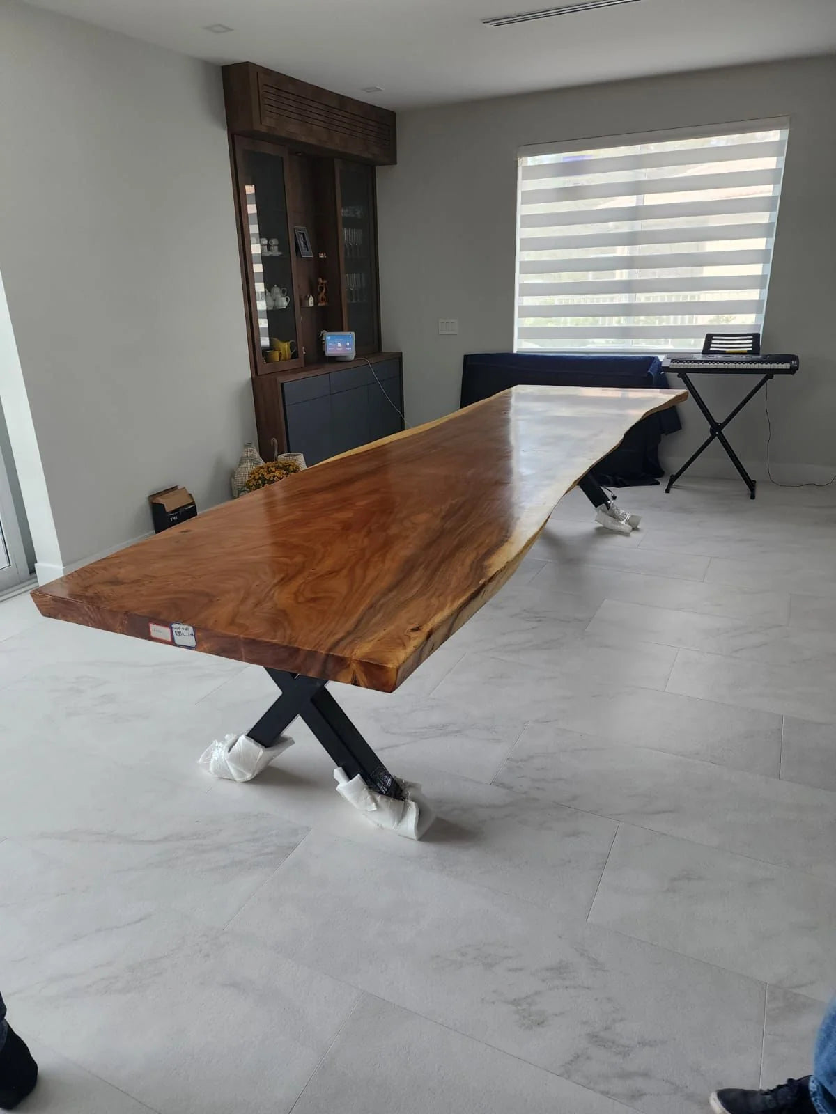 Natural-Edge Wood Table