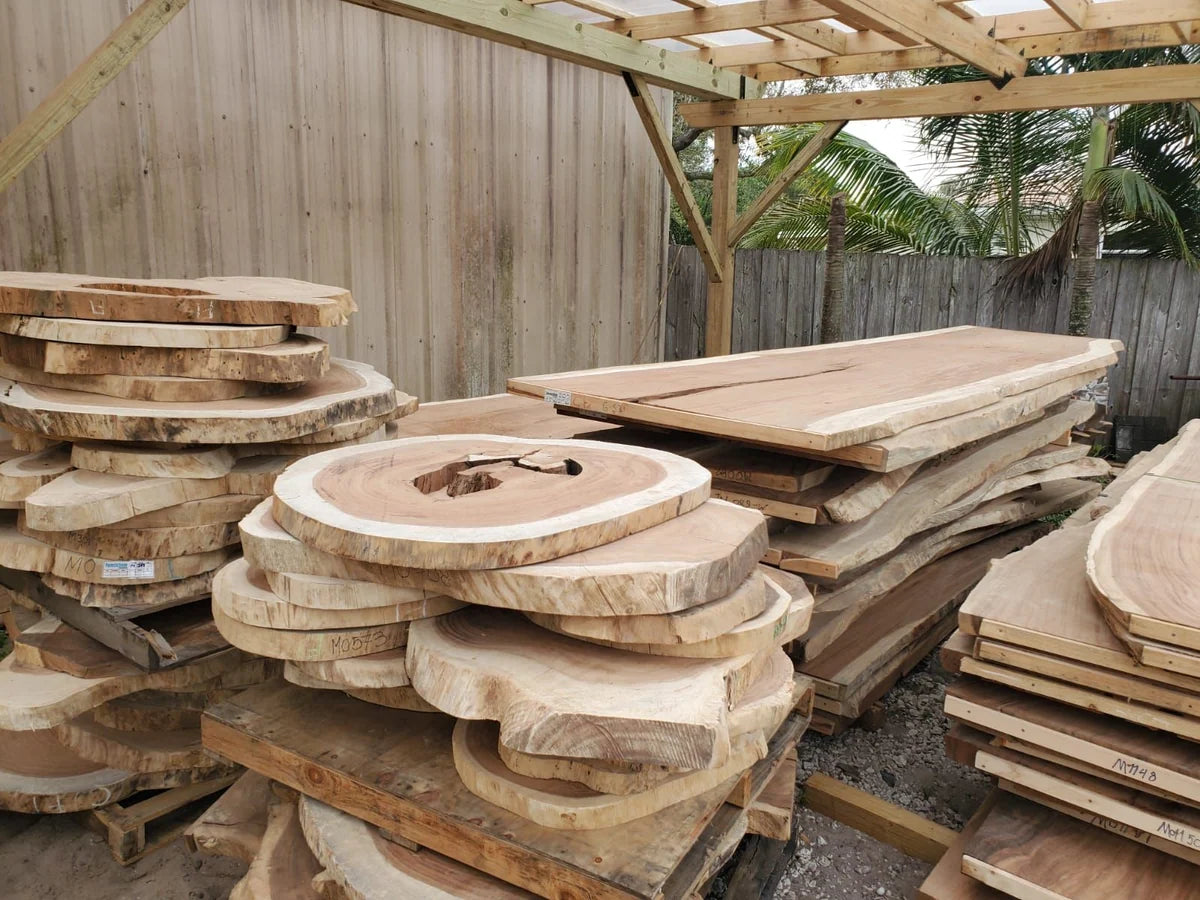 Stored Round & Long Slabs