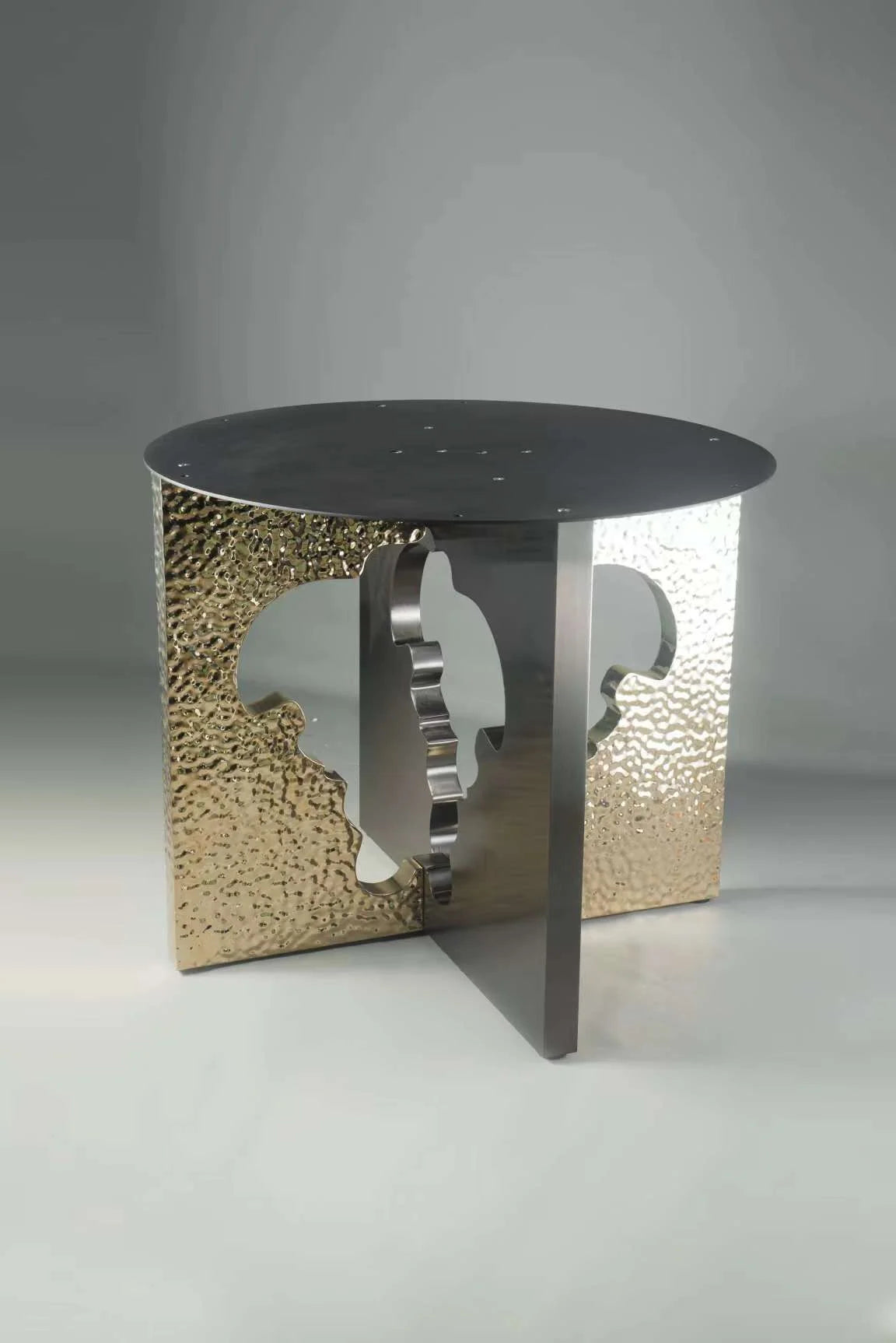 Sculptural Metal Pedestal