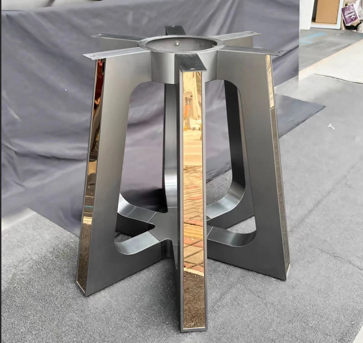 Geometric Metal Base